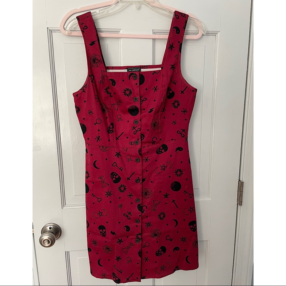 Hot Topic Red Witchy Dress Size Small 💋🕷🔮